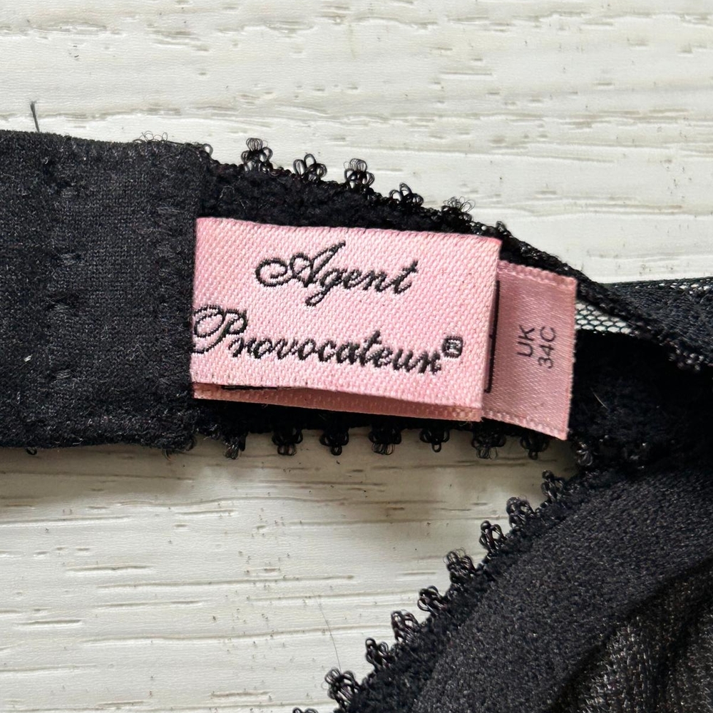 Agent Provocateur Black Lace Bra - Picture 4 of 6